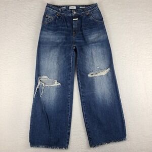 CLOSED Jeans Womens 27 Baggy Wide Leg C91896‎ Nolin Candiani Denim Deni-X ITALY
